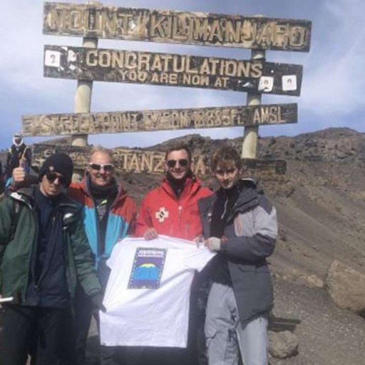 Sønnernes og mit møde med Kilimanjaro og Richard Mtui